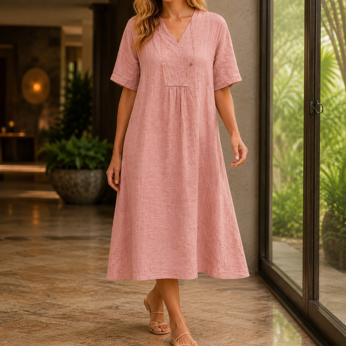 Audrey Relaxed Midi Dress