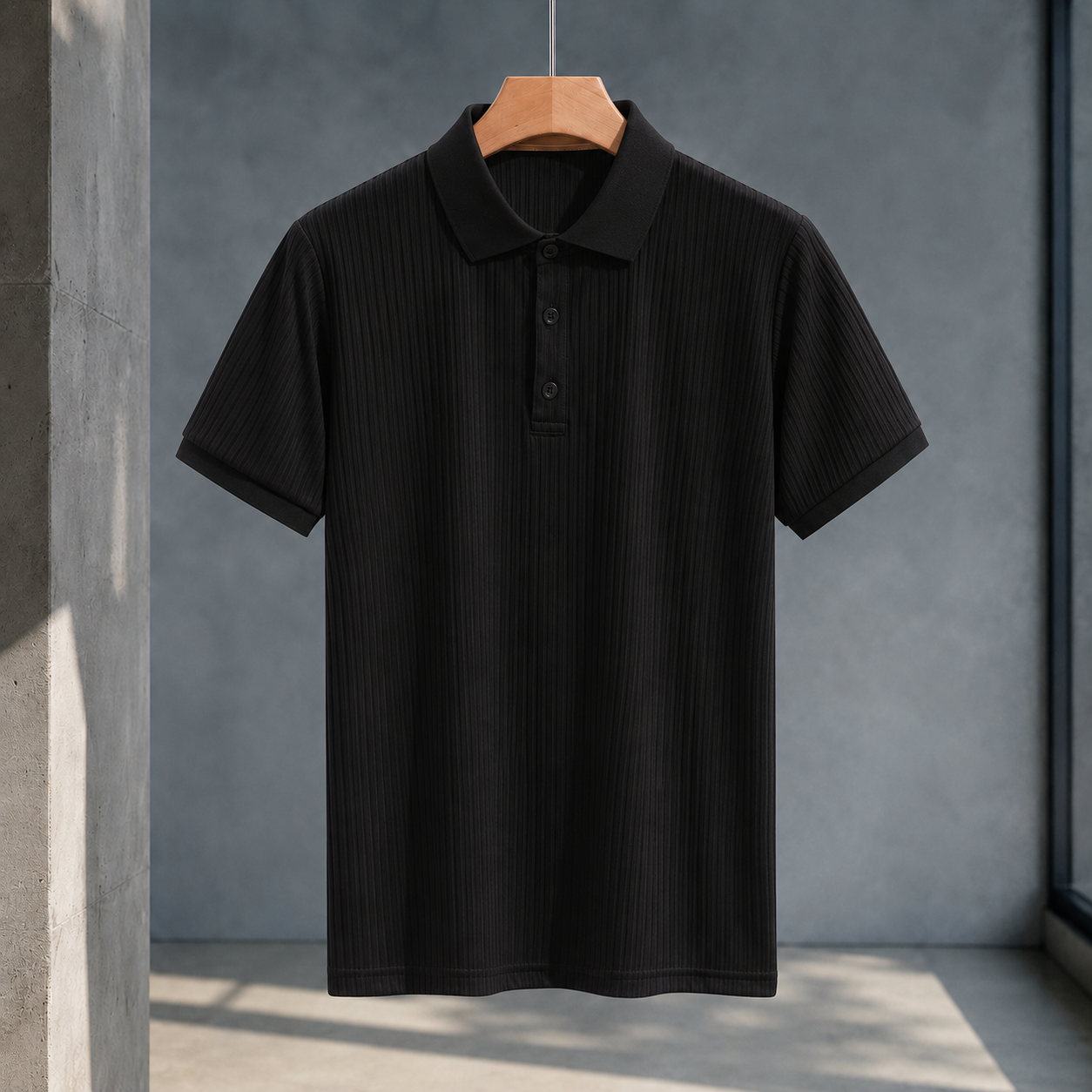Florian Ribbed Polo