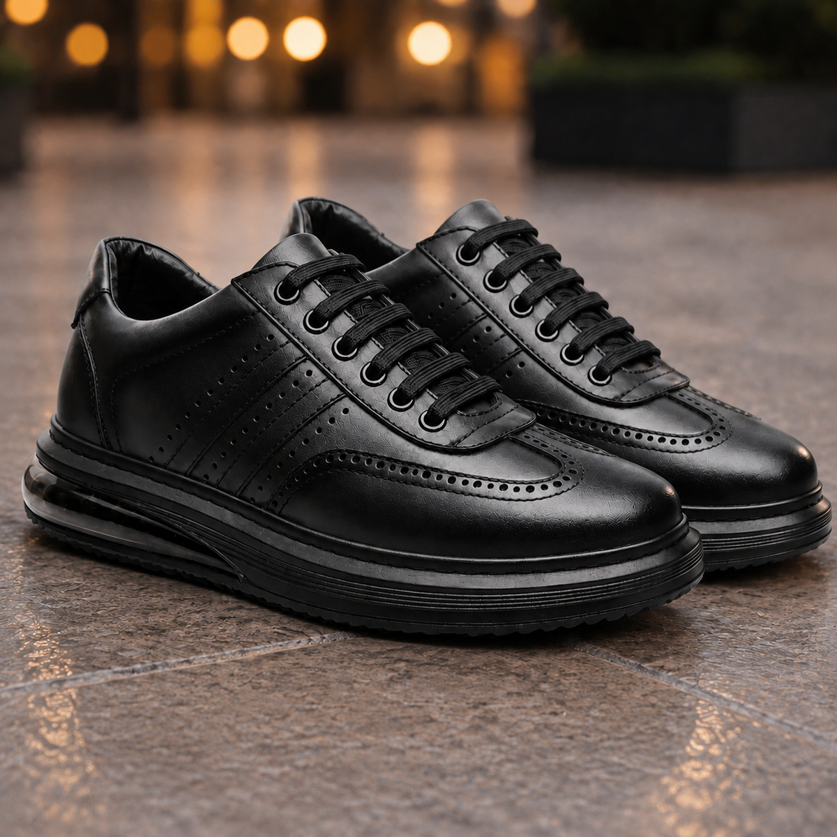 Vittorio Leather Brogue Sneakers