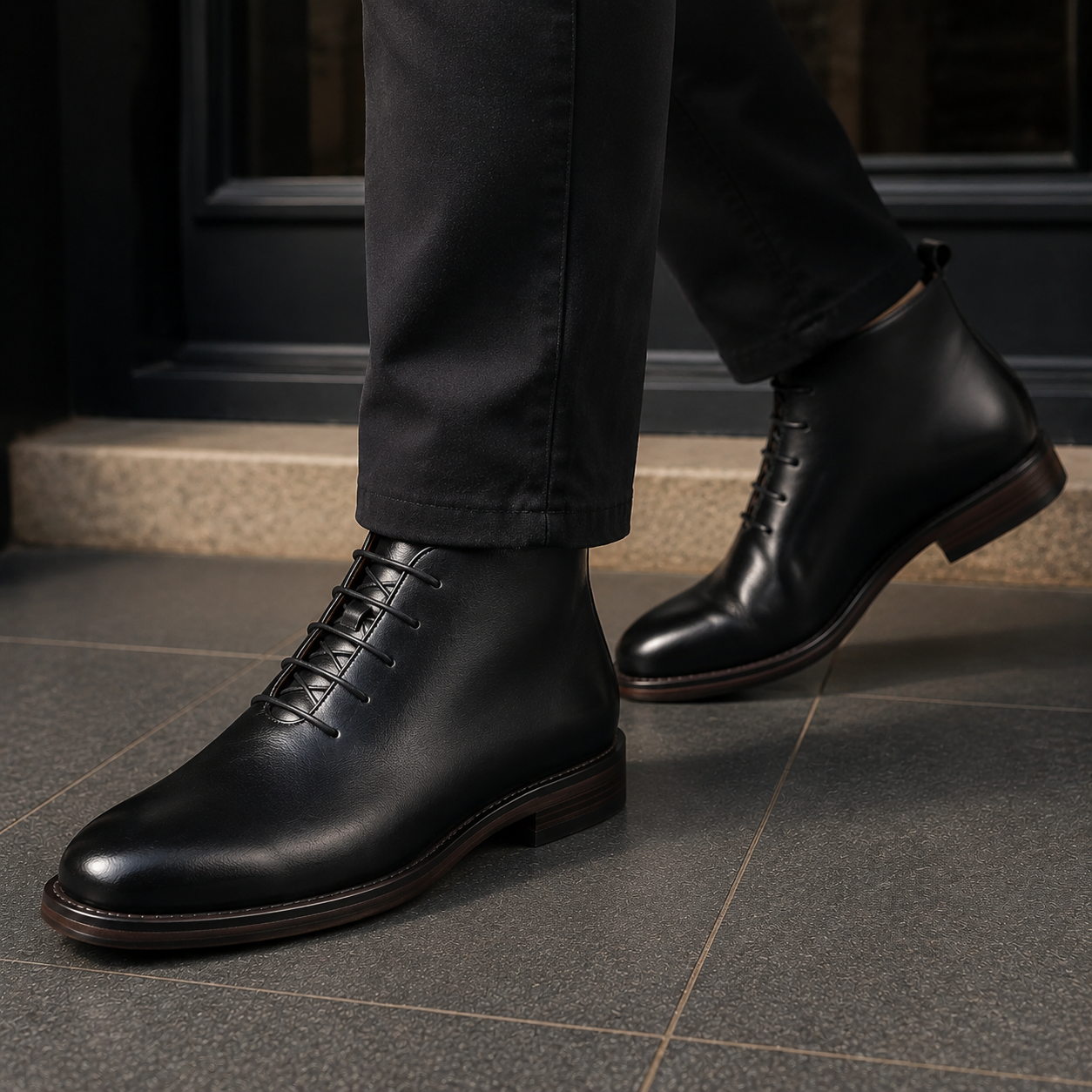 Dorian Leather Ankle Boots