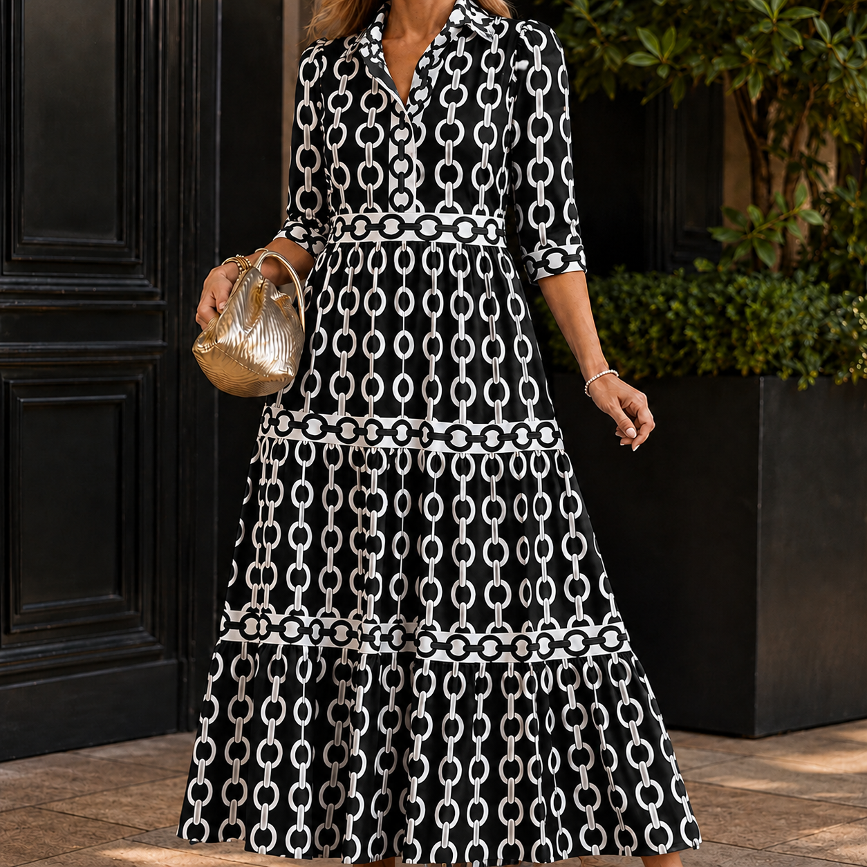 Serena Tiered Maxi Dress
