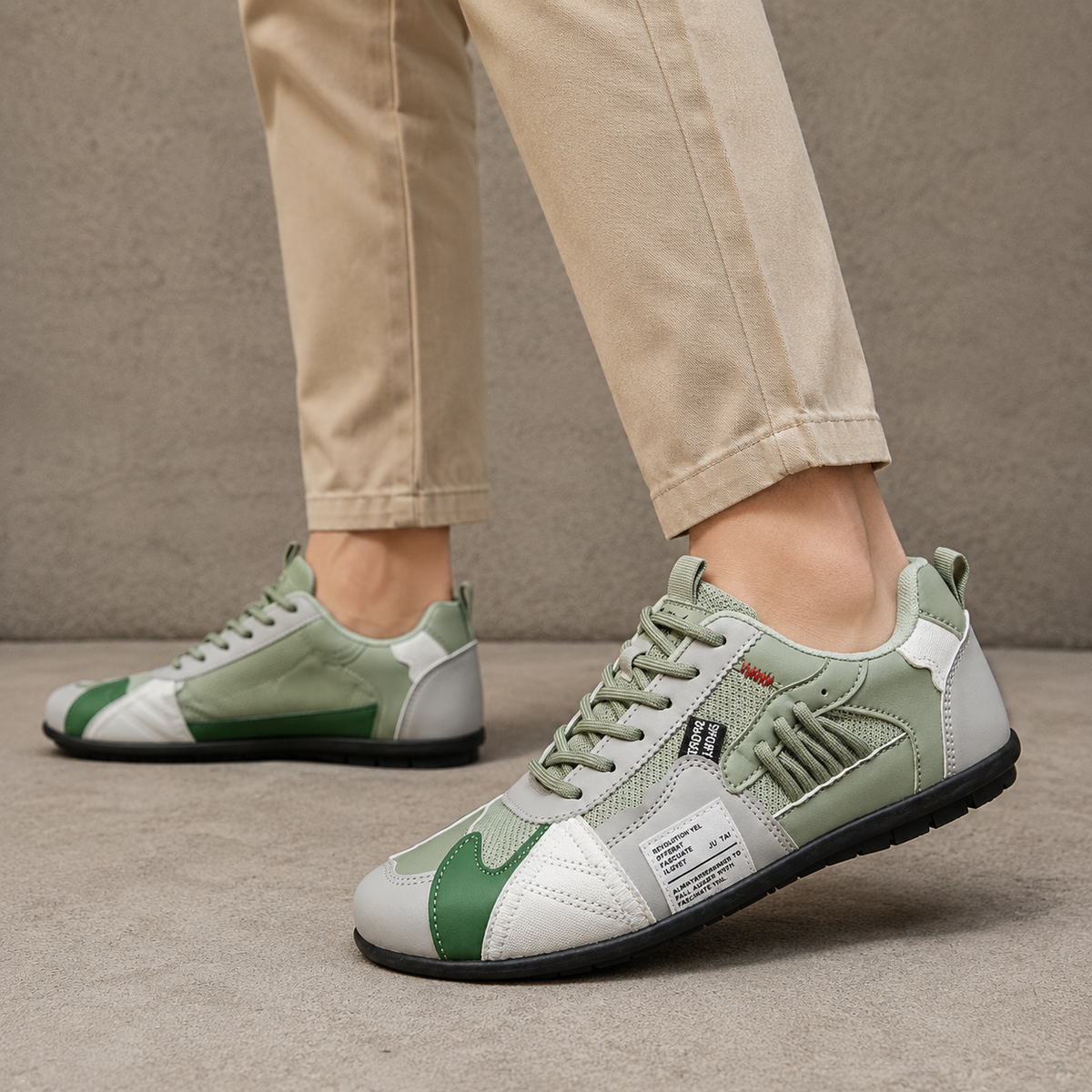 Montero Retro Color-Block Sneakers