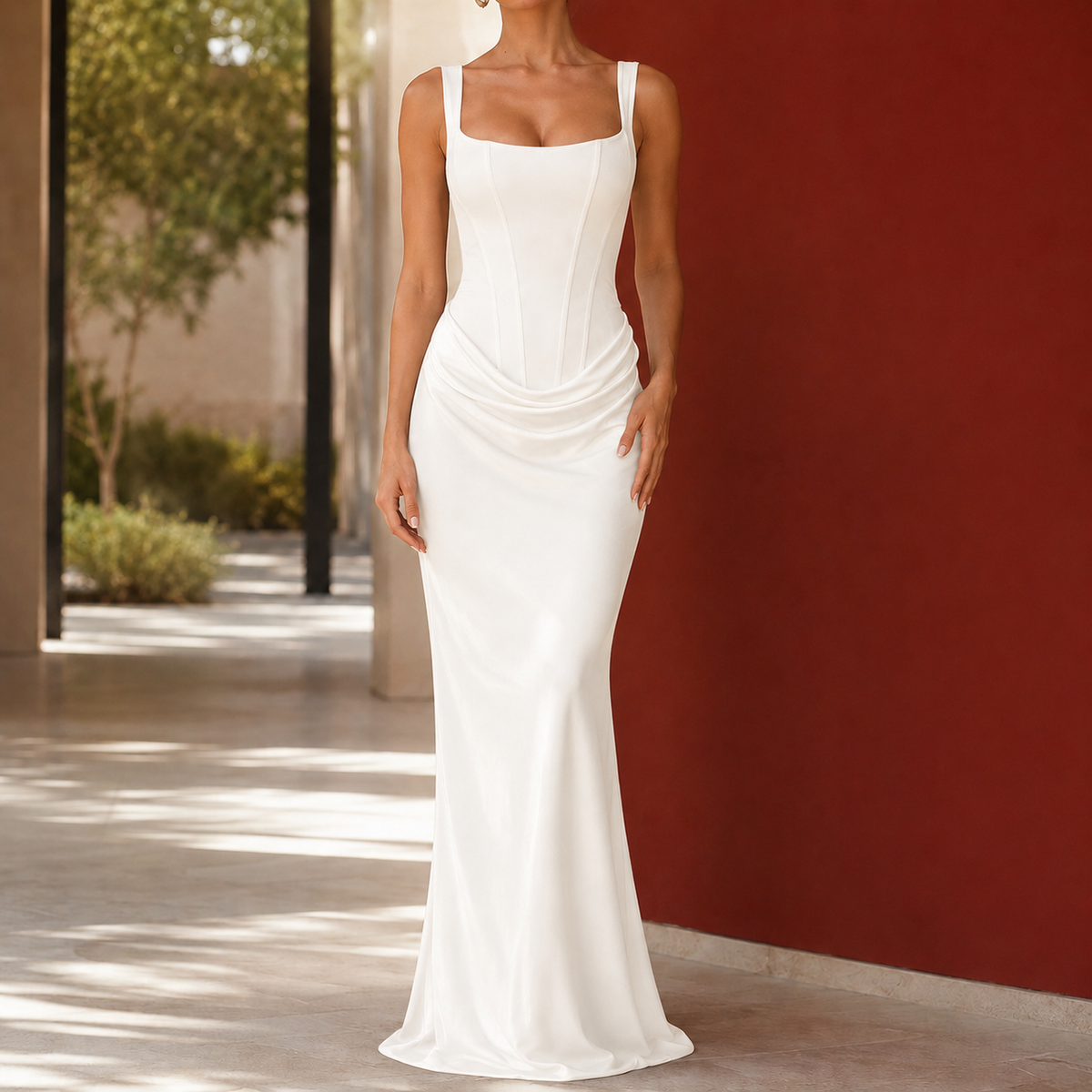 Mireille Corset Maxi Dress