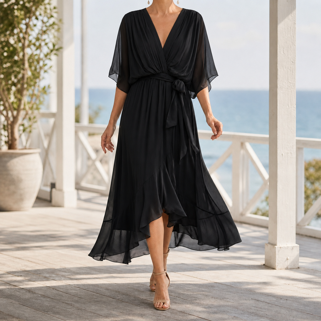 Jacinta Flowing Midi Dress