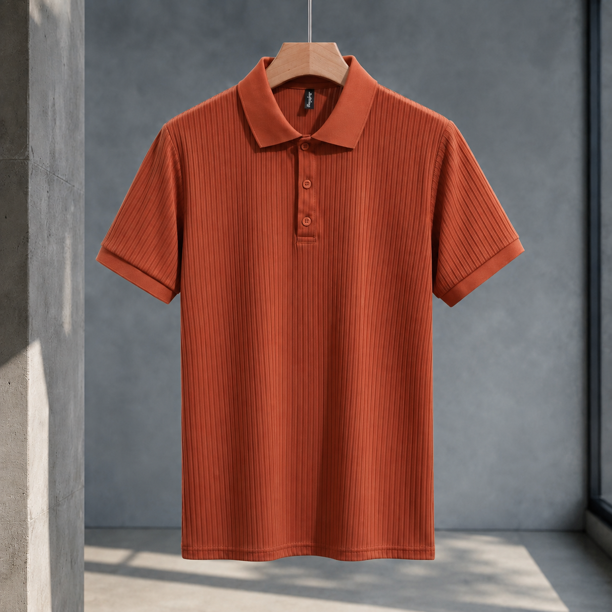 Florian Ribbed Polo