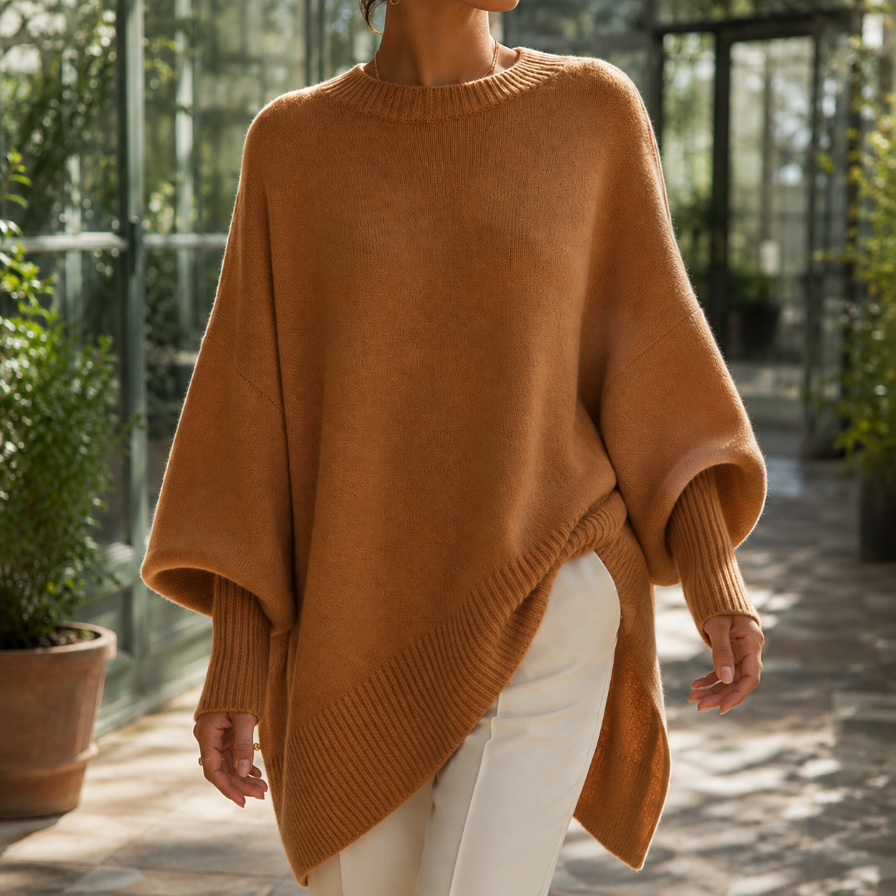 Nora Poncho Sweater