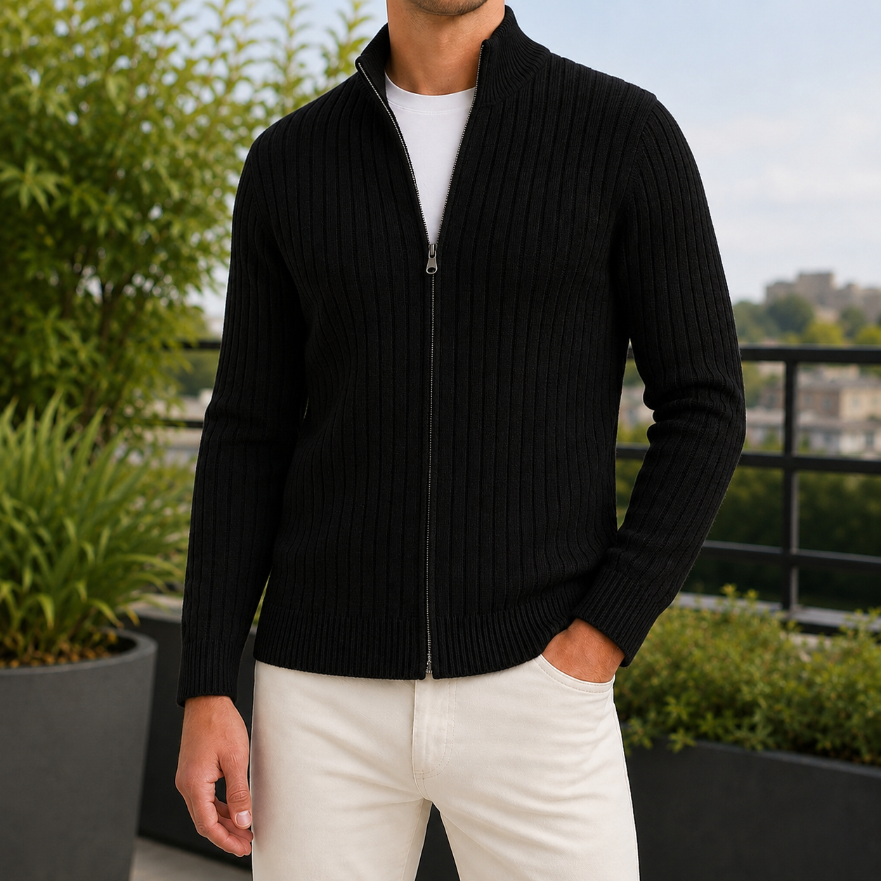 Alec Ribbed Sweater