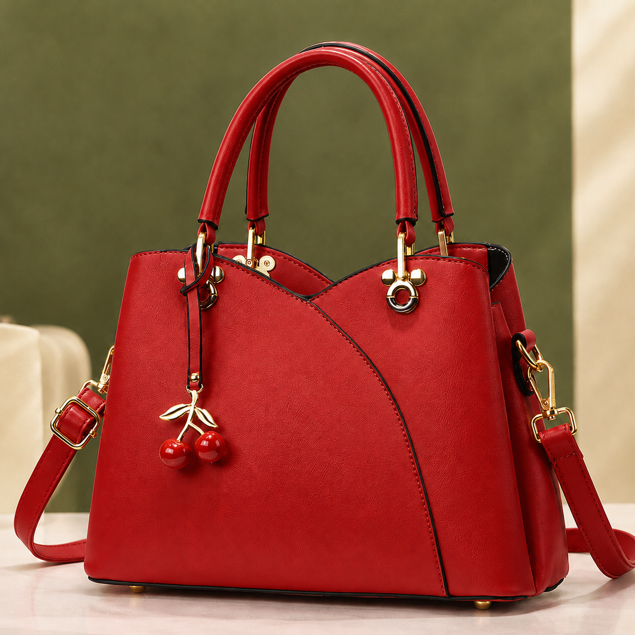 Lucano Cherry Tote