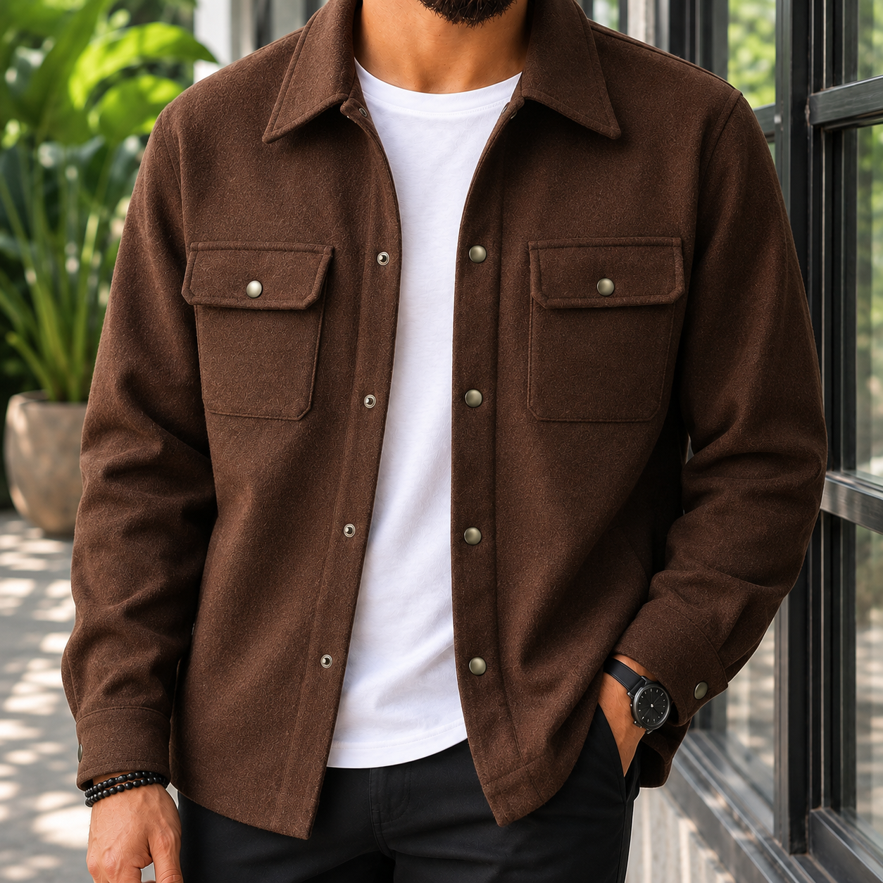 Thaddeus Brushed Jacket