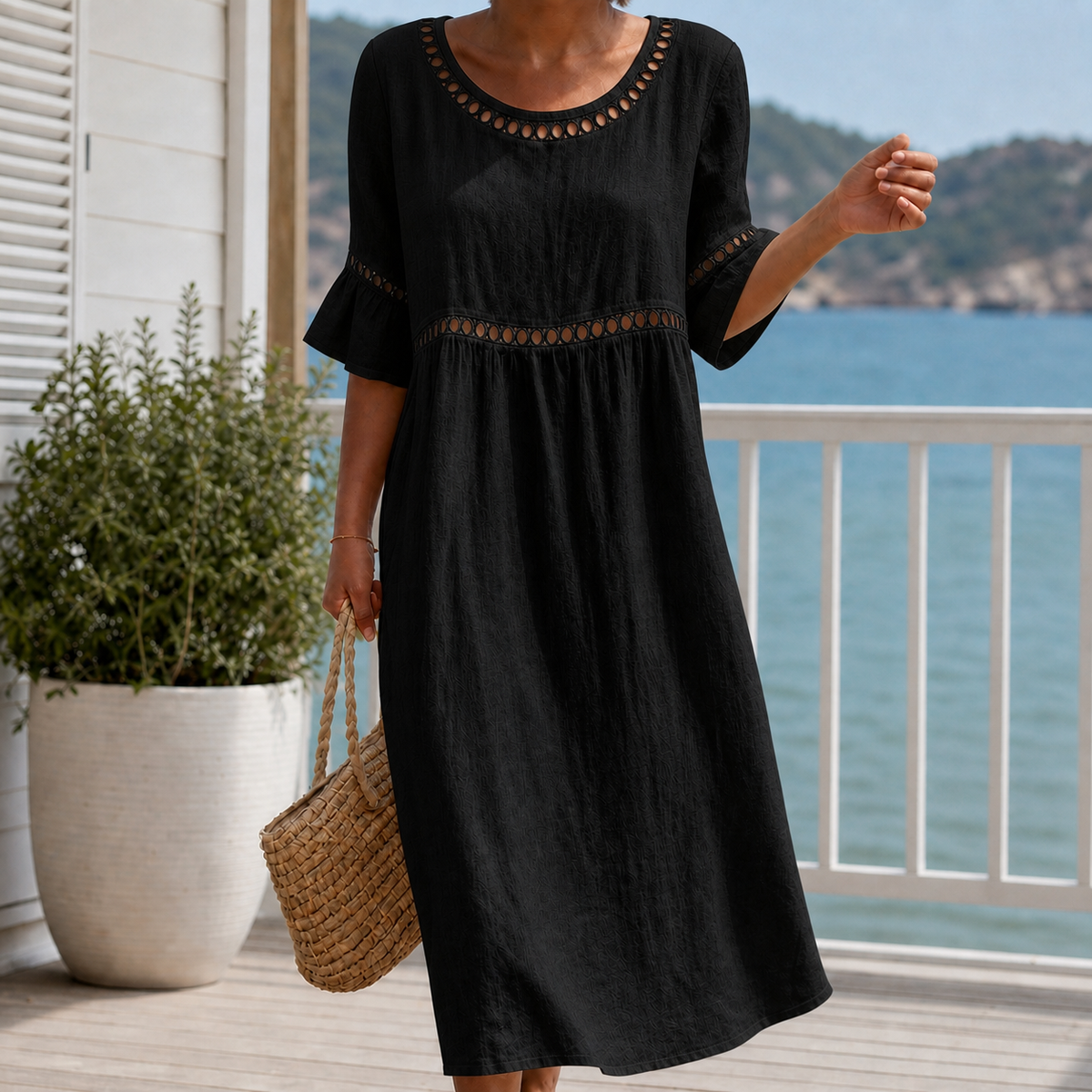 Bianca Relaxed Midi Dress