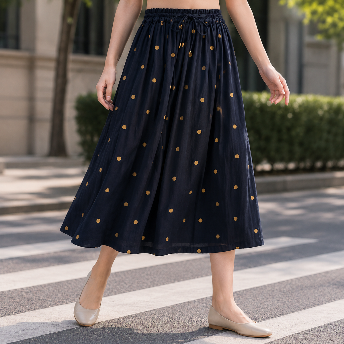 Nadia Polka Dot Skirt