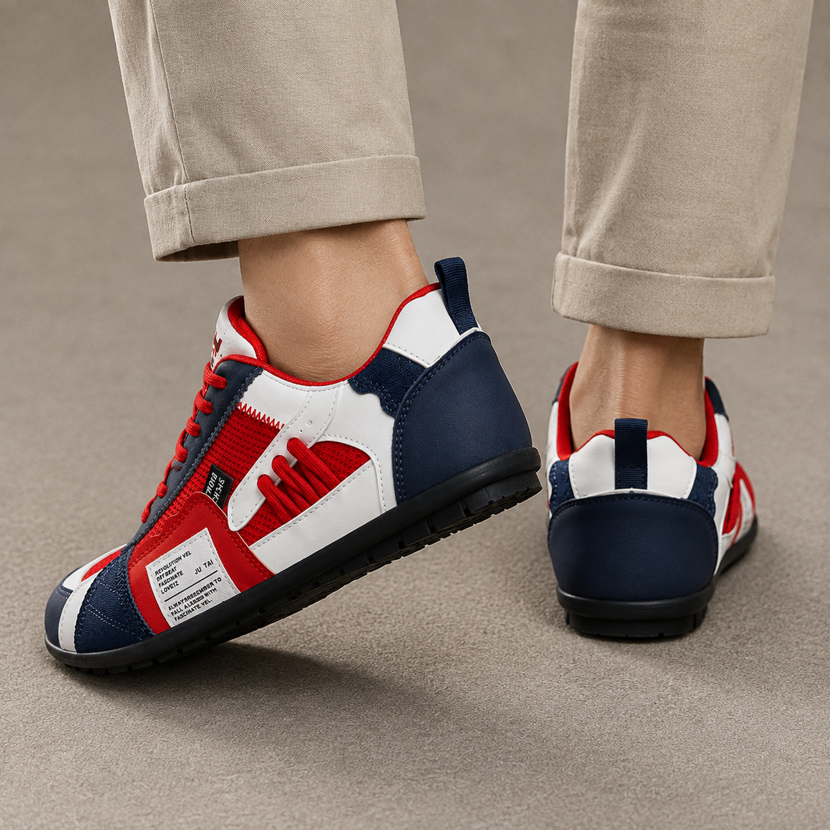 Montero Retro Color-Block Sneakers