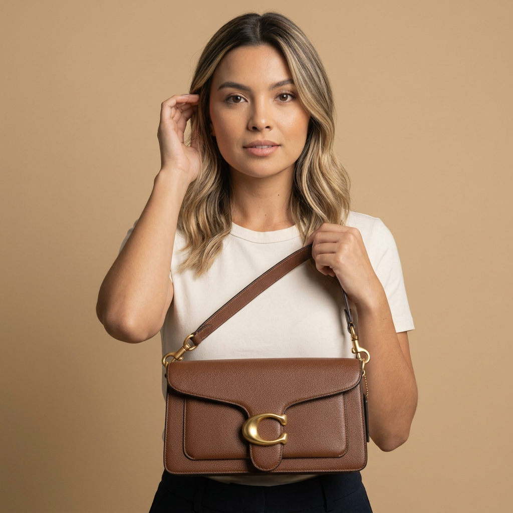 Corvenne Turn Lock Flap Bag