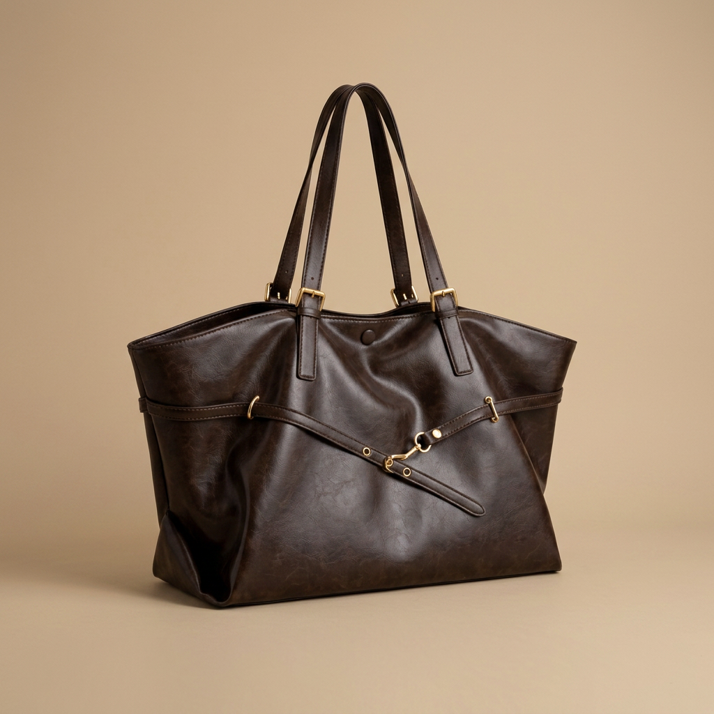 Valecourt Diagonal Strap Tote