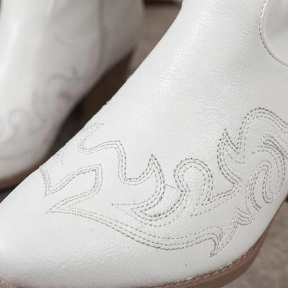 Bandera Leather Cowboy Boots