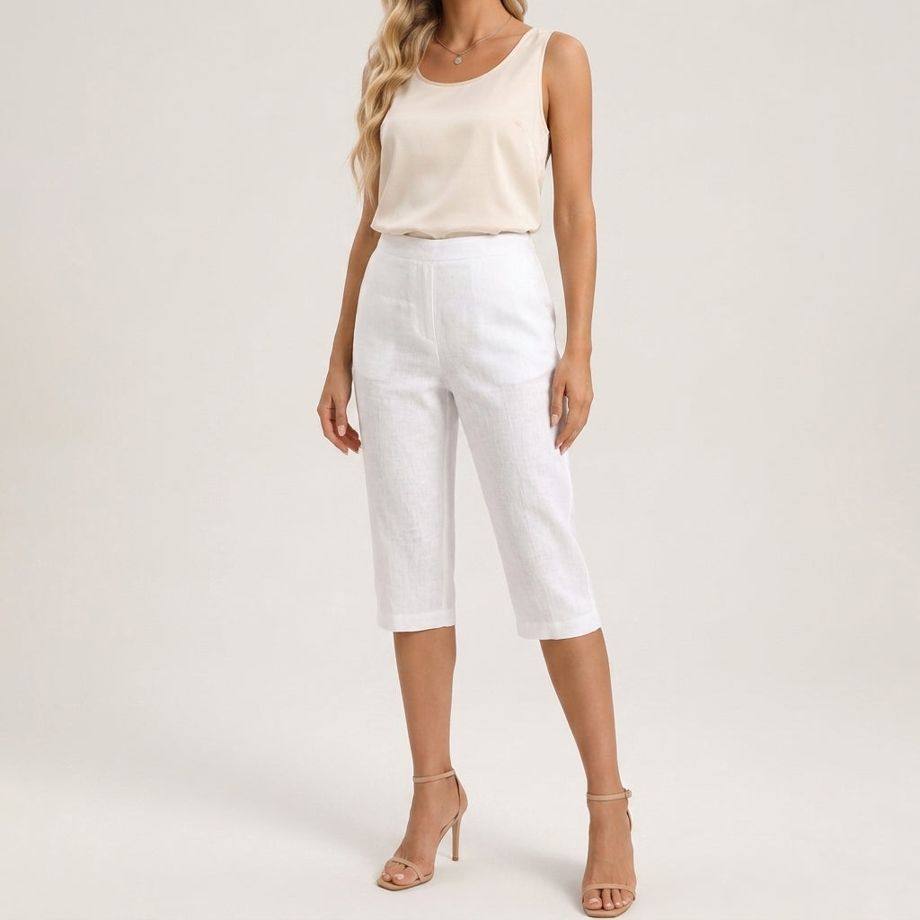 Palma Linen Capri