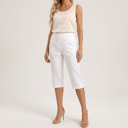 Palma Linen Capri