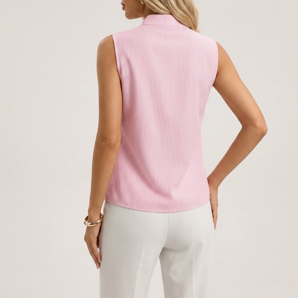 Emilia Striped Sleeveless Top