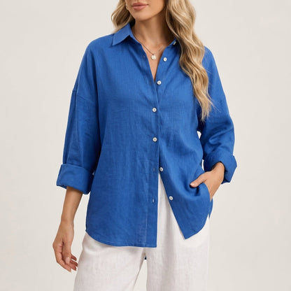 Aveline Linen Blouse