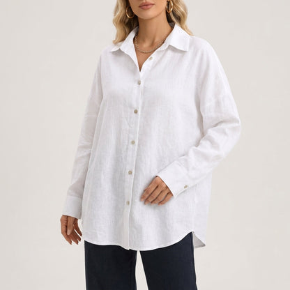 Aveline Linen Blouse