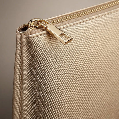 Mia Leather Makeup Bag