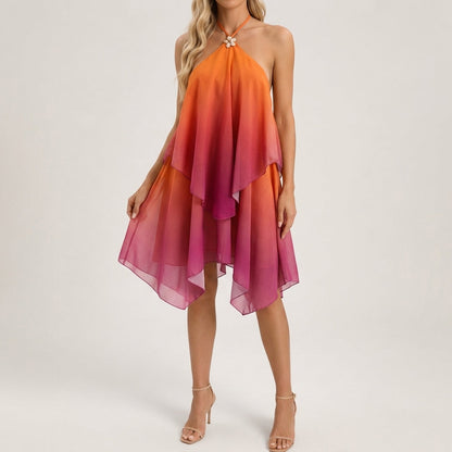Juliana Chiffon Mini Dress