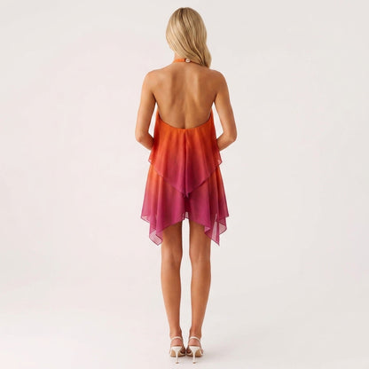 Juliana Chiffon Mini Dress