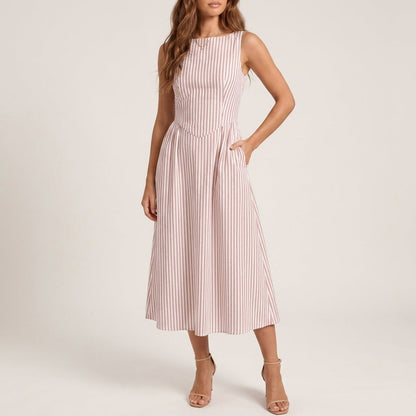 Elsa Striped Dress