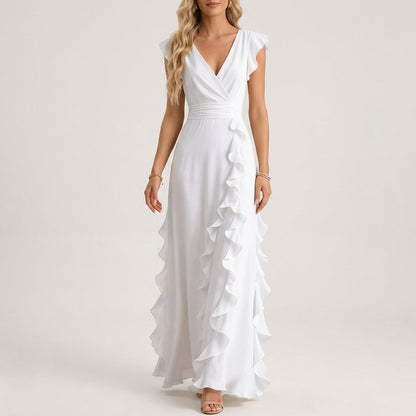 Evelisse Ruffle Maxi Dress
