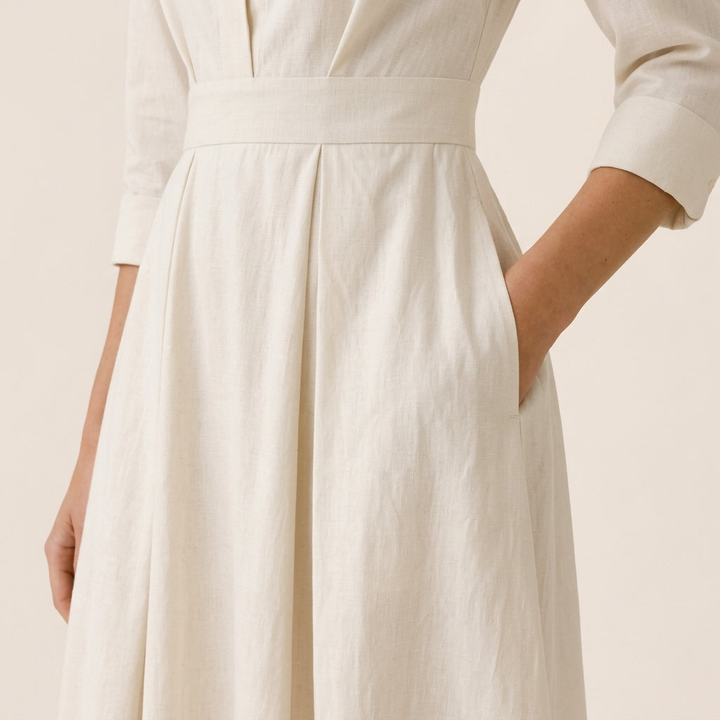 Clara Cotton Shirtdress