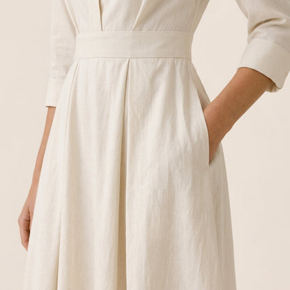 Clara Cotton Shirtdress