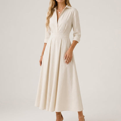 Clara Cotton Shirtdress