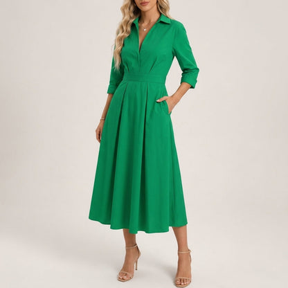 Clara Cotton Shirtdress