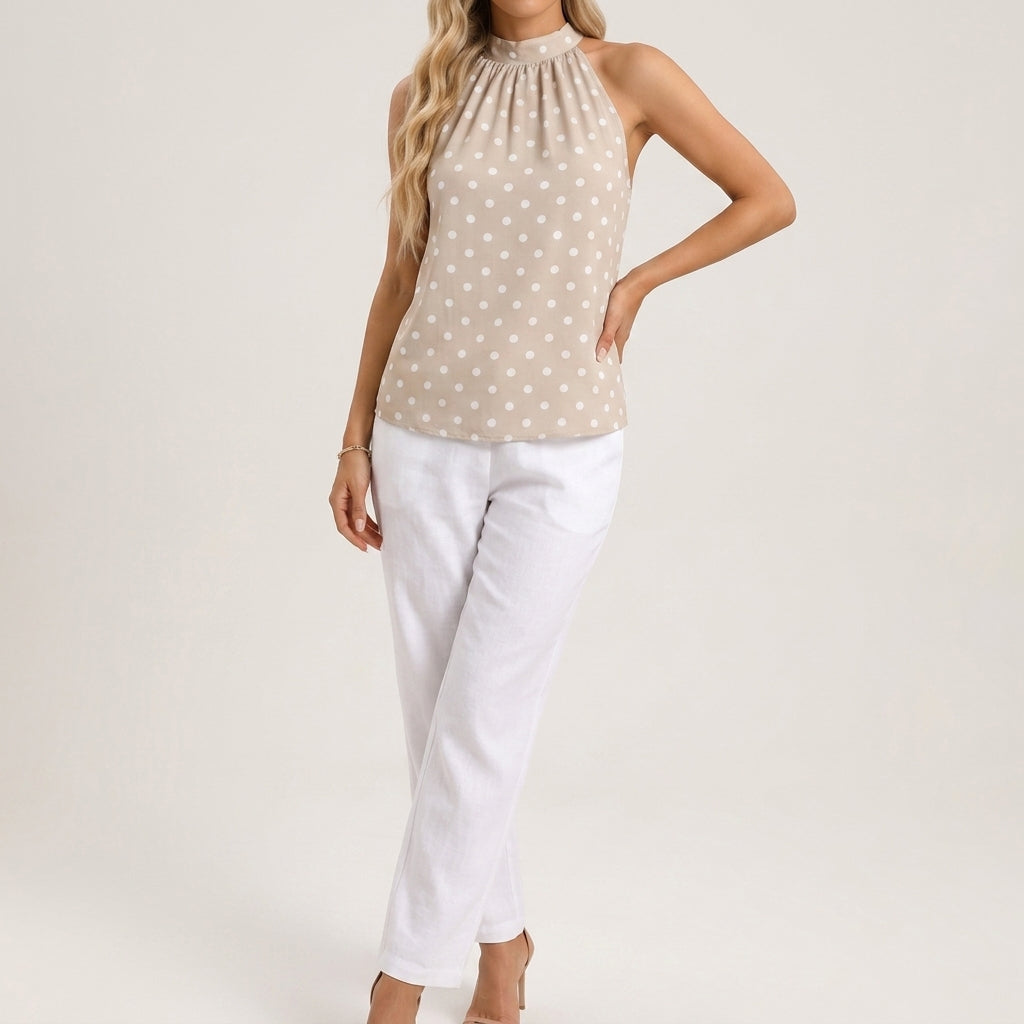 Blake Polka Dot Halter Top