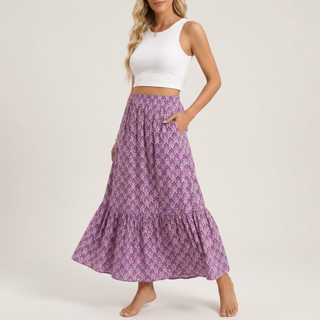 Amara Tiered Skirt