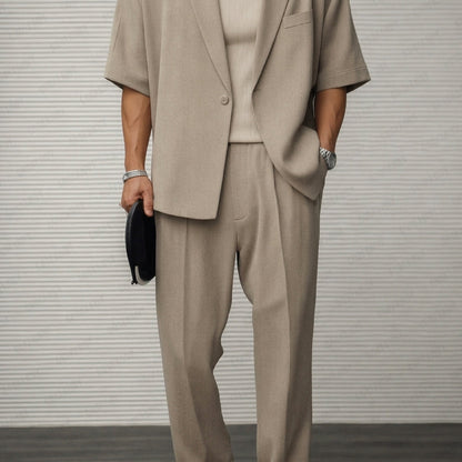 Vallencourt Short Sleeve Suit Set