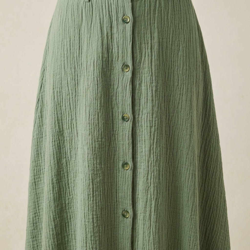 Rosedale Buttoned Skirt