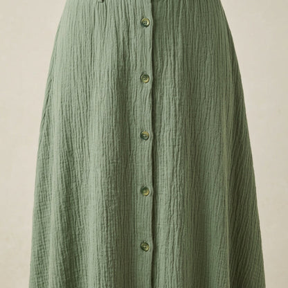 Rosedale Buttoned Skirt