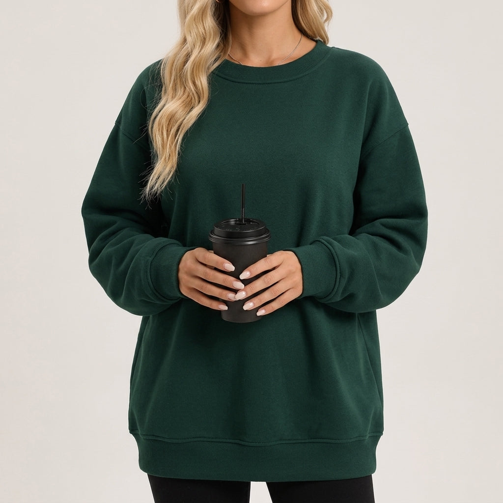Avendale Oversized Fleece Sweatshirt