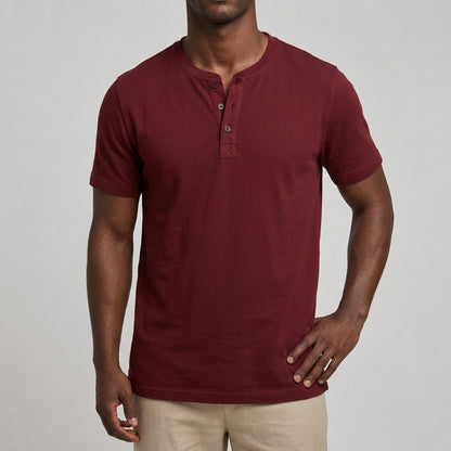Westerdale Cotton Henley Polo