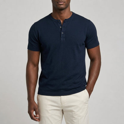 Westerdale Cotton Henley Polo