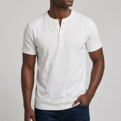 Westerdale Cotton Henley Polo