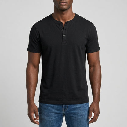 Westerdale Cotton Henley Polo