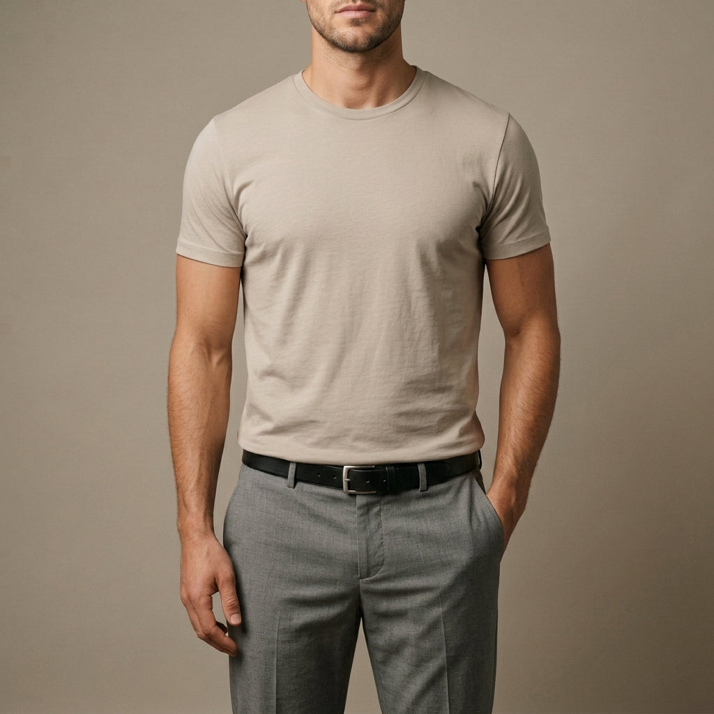 Carroway Organic Cotton V Neck T Shirt