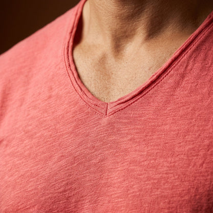 Carroway Organic Cotton V Neck T Shirt