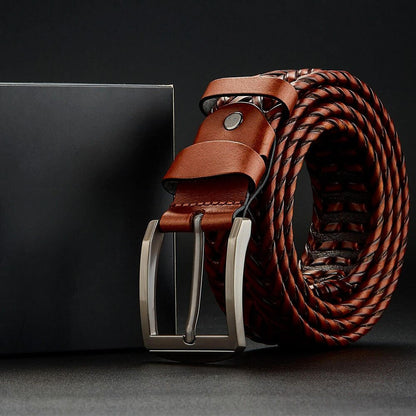 Brackenbury Braided Leather Belt