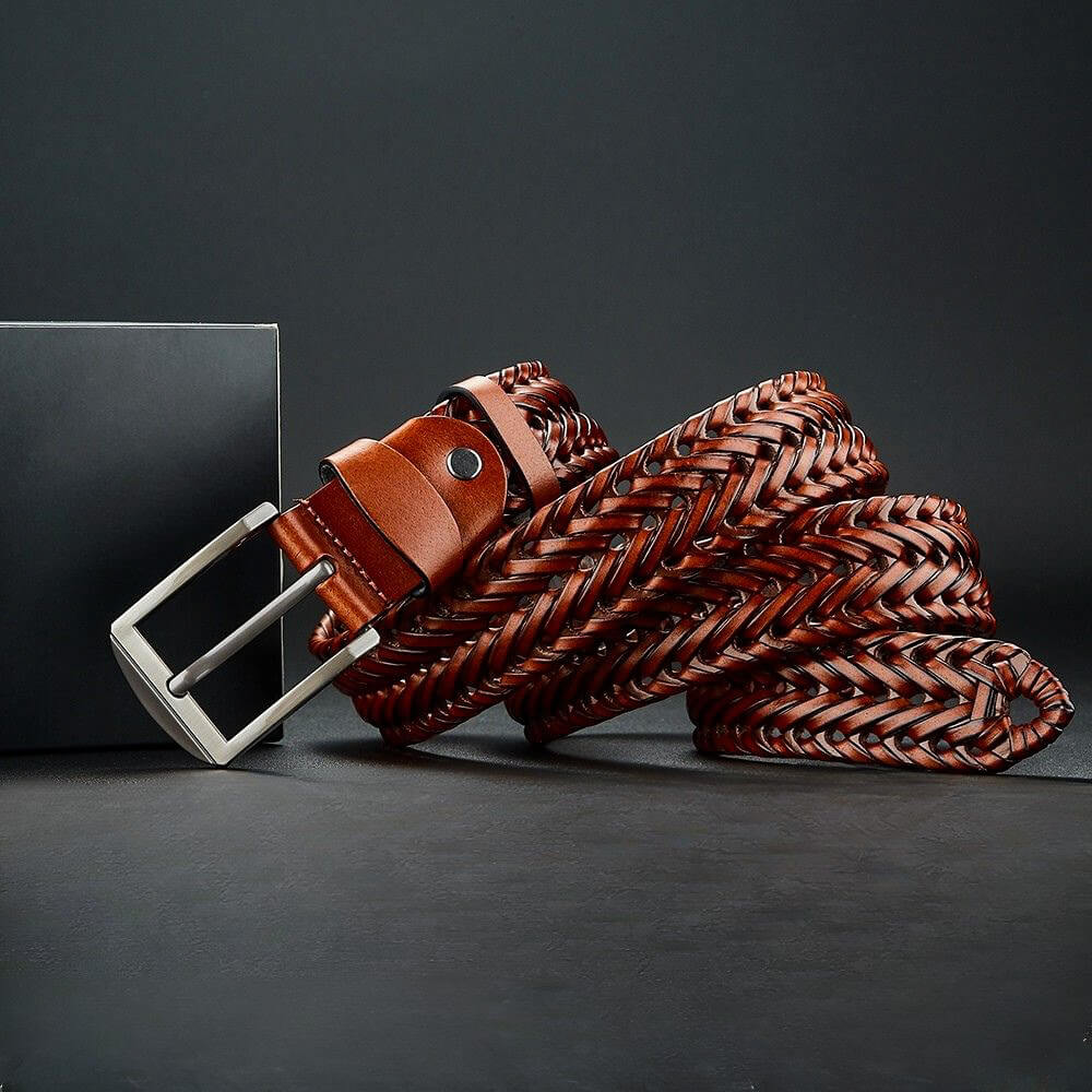 Brackenbury Braided Leather Belt