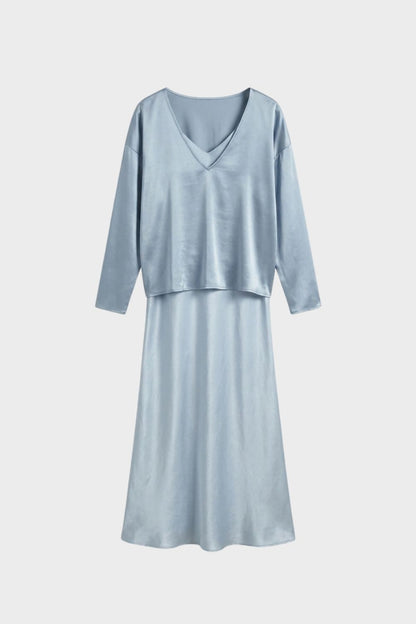 Hellblau women's two-piece matching set, alternate product view