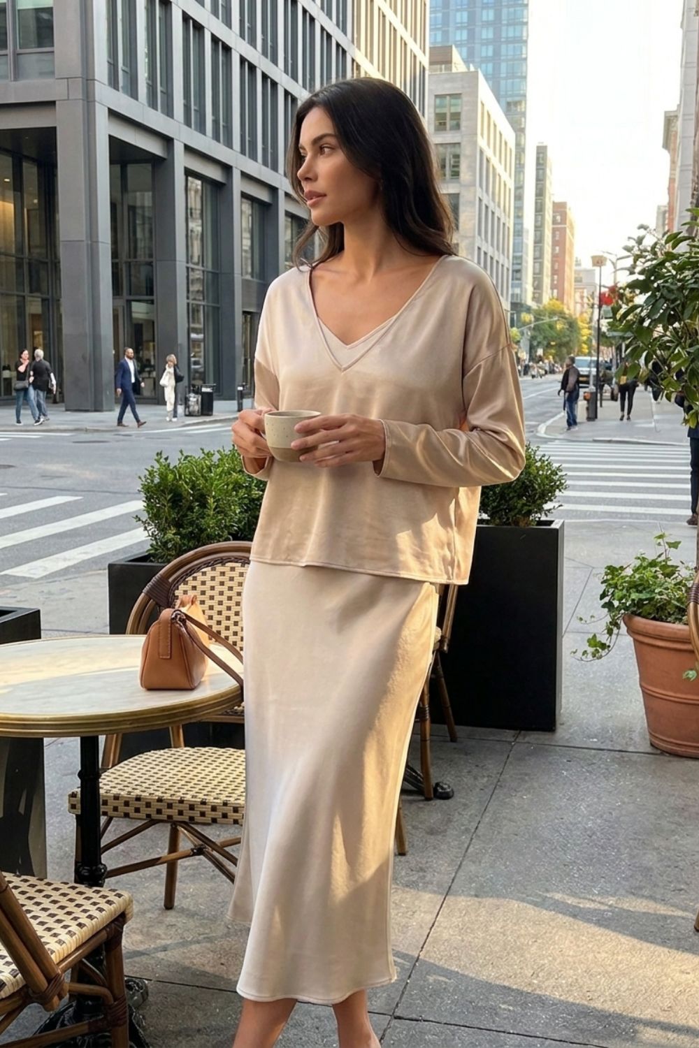 Women's two-piece matching set, alternate product view