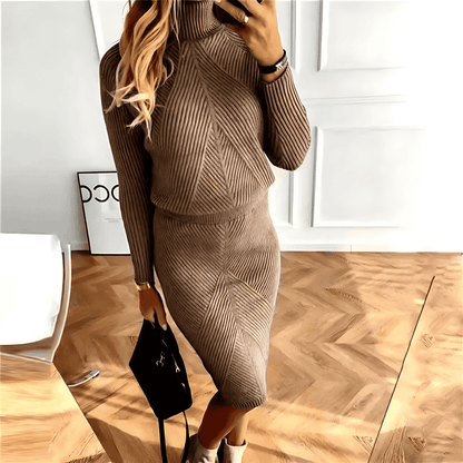 Marrone women's two-piece matching set, product view